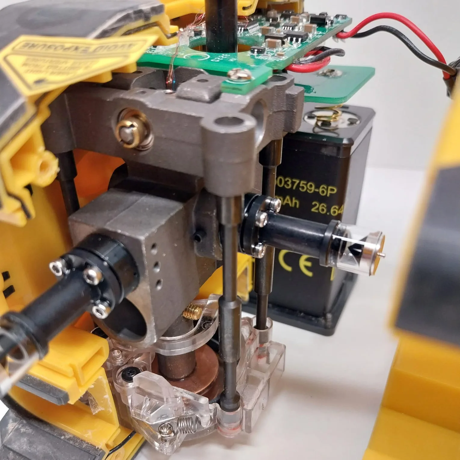 Riparazione Livelli Laser - Tracciatore laser spectra smontato per riparazione